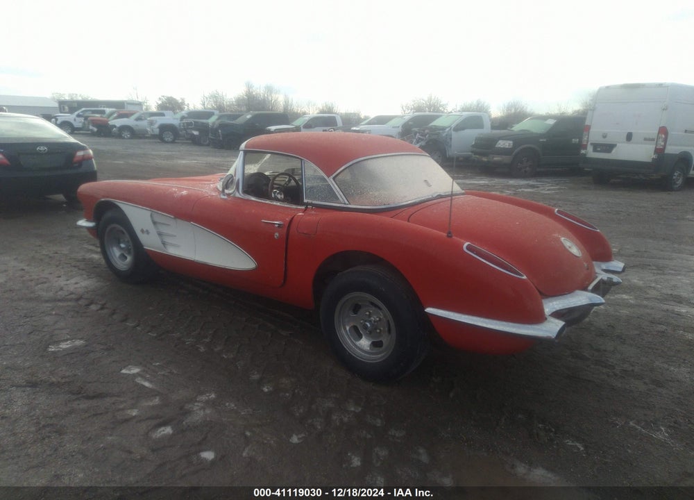 1960 CHEVROLET CORVETTE VIN: 00867S105161