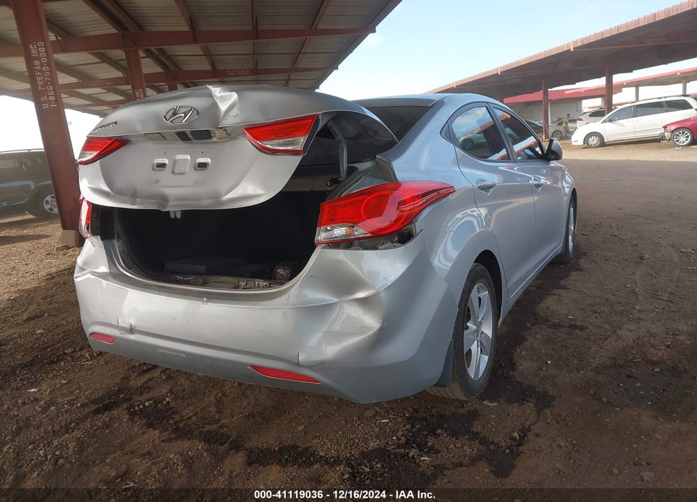 2013 HYUNDAI ELANTRA GLS VIN: 5NPDH4AE9DH303508