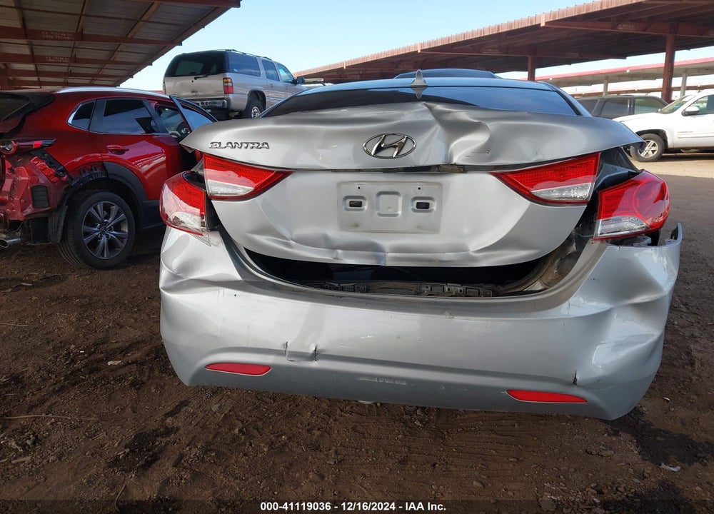 2013 HYUNDAI ELANTRA GLS VIN: 5NPDH4AE9DH303508