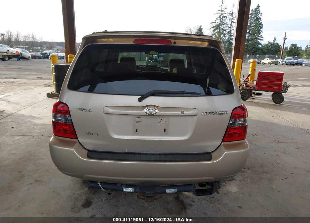 2005 TOYOTA HIGHLANDER VIN: JTEHD21A950034225