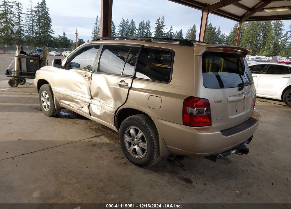 2005 TOYOTA HIGHLANDER VIN: JTEHD21A950034225
