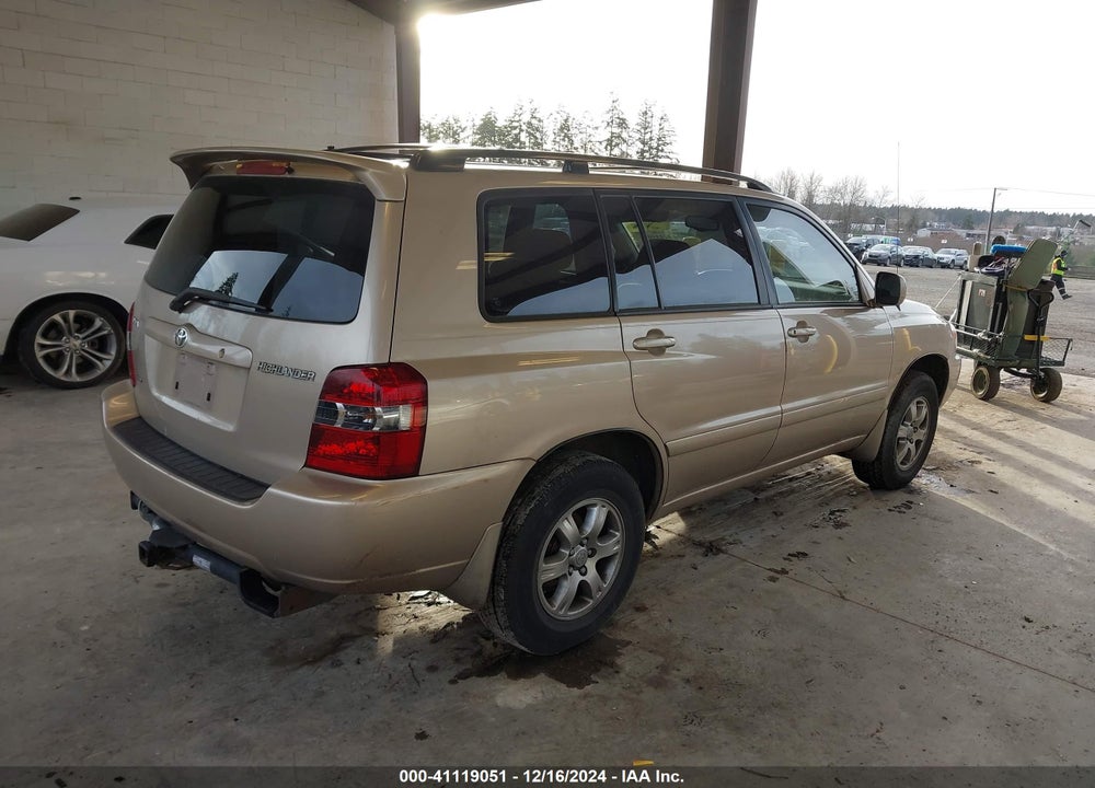 2005 TOYOTA HIGHLANDER VIN: JTEHD21A950034225