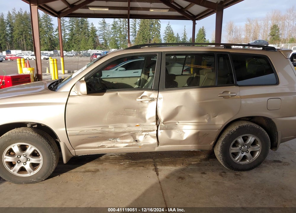 2005 TOYOTA HIGHLANDER VIN: JTEHD21A950034225