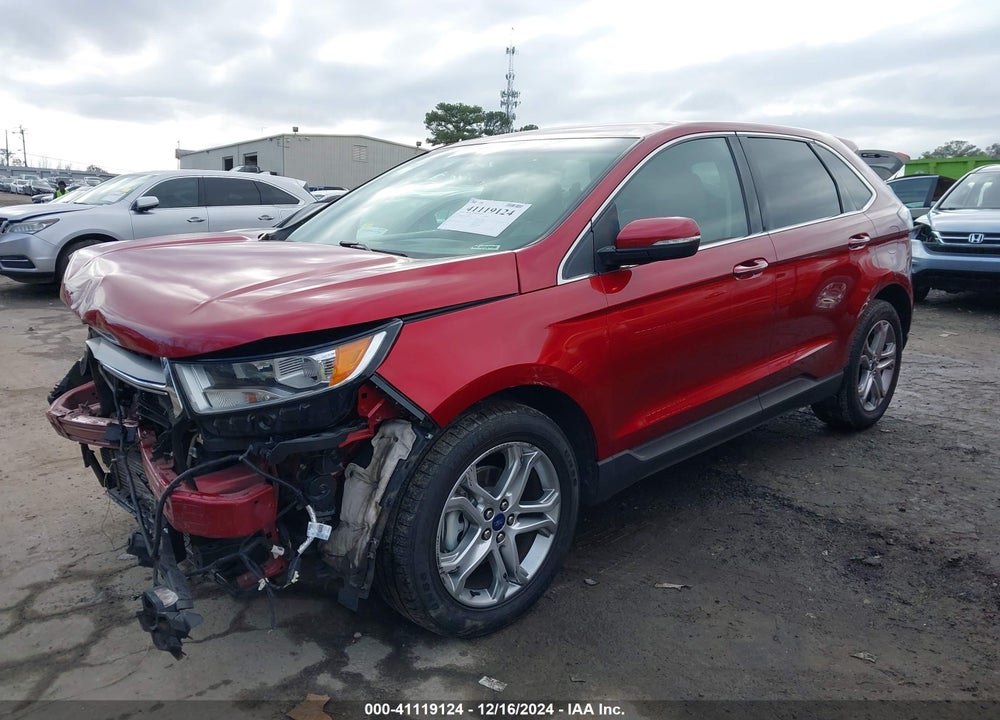2017 FORD EDGE TITANIUM VIN: 2FMPK3K97HBB05842