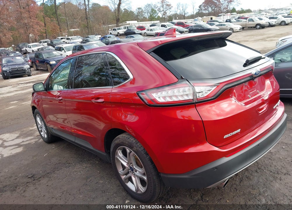 2017 FORD EDGE TITANIUM VIN: 2FMPK3K97HBB05842