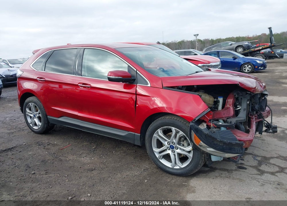2017 FORD EDGE TITANIUM VIN: 2FMPK3K97HBB05842