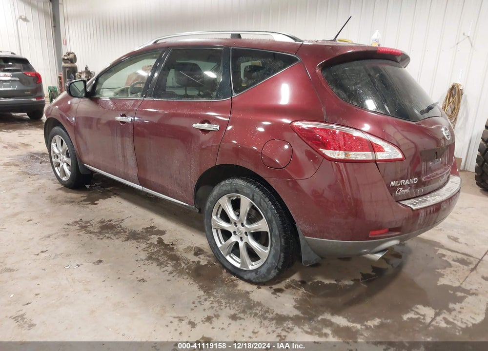 2012 NISSAN MURANO LE VIN: JN8AZ1MW2CW237254