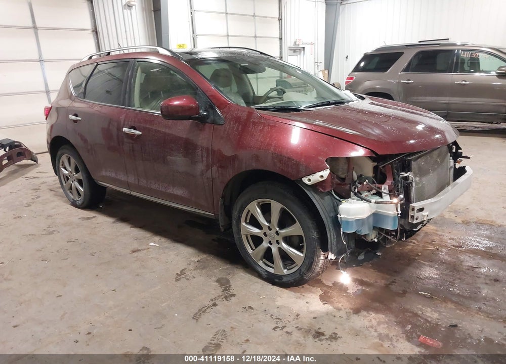 2012 NISSAN MURANO LE VIN: JN8AZ1MW2CW237254