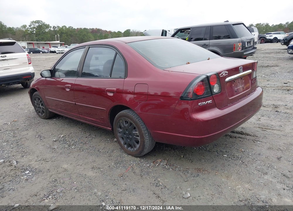 2002 HONDA CIVIC LX VIN: 1HGES16522L023582