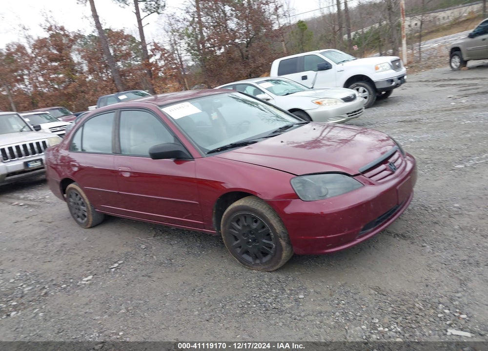 2002 HONDA CIVIC LX VIN: 1HGES16522L023582