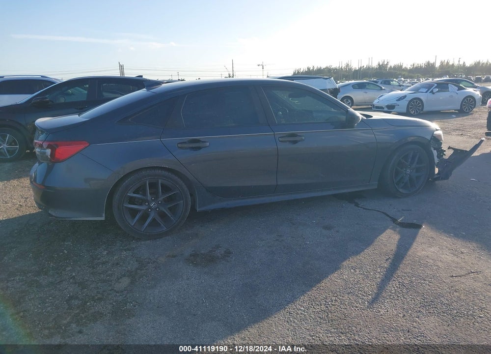 2022 HONDA CIVIC VIN: 2HGFE2F57NH543196