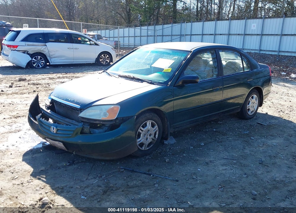 2001 HONDA CIVIC LX VIN: 2HGES15531H512408