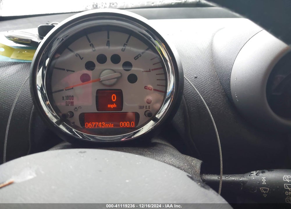 2012 MINI COOPER S COUNTRYMAN VIN: WMWZC5C50CWL60368