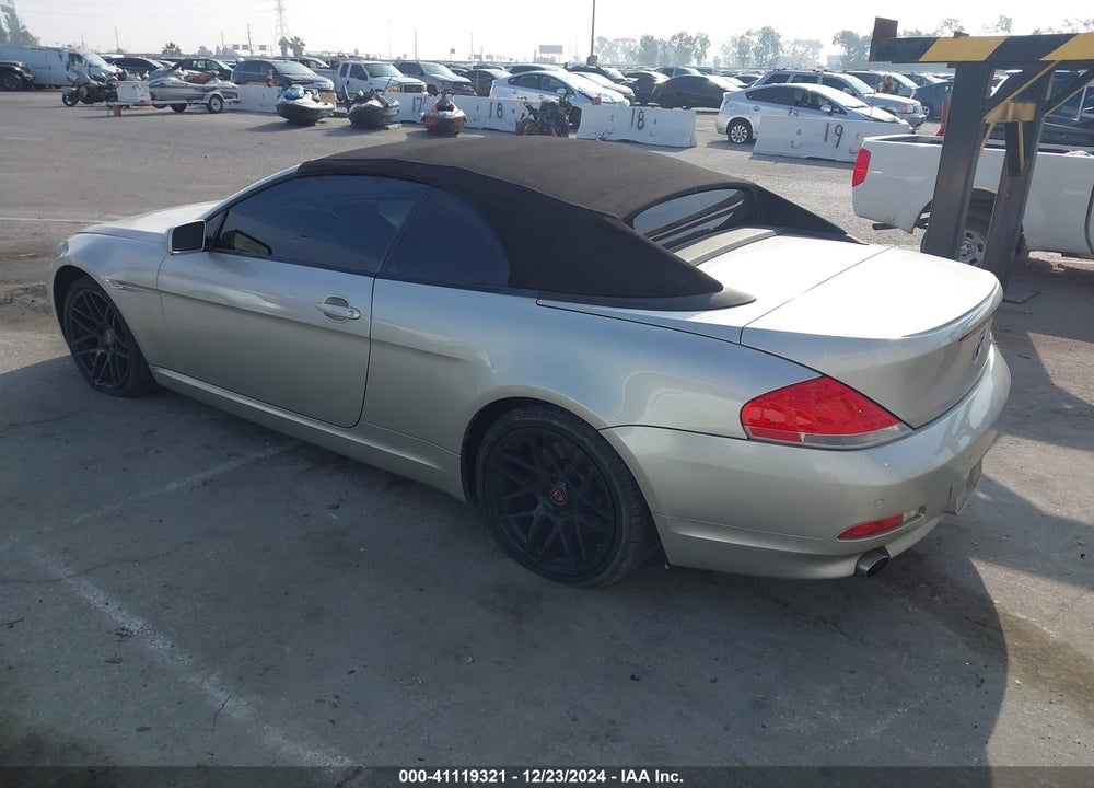 2006 BMW 650I VIN: WBAEK13486CN72278