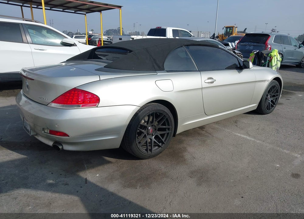 2006 BMW 650I VIN: WBAEK13486CN72278