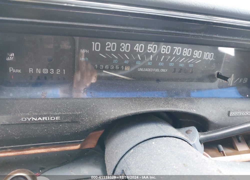 1995 BUICK LESABRE CUSTOM VIN: 1G4HP52L0SH535834