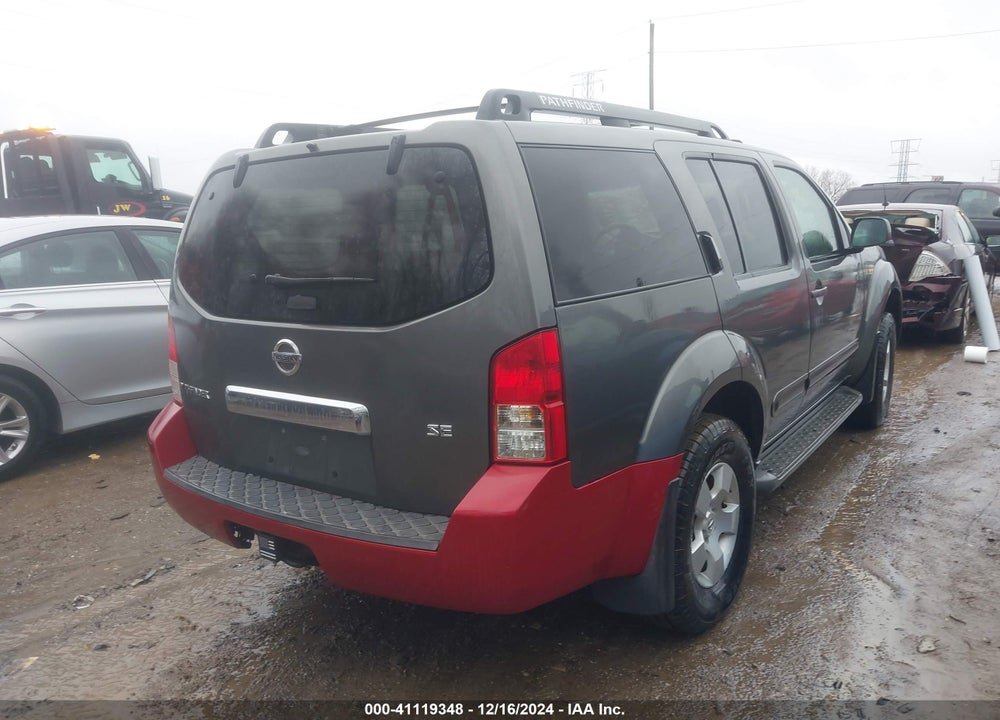 2006 NISSAN PATHFINDER SE VIN: 5N1AR18U46C678941