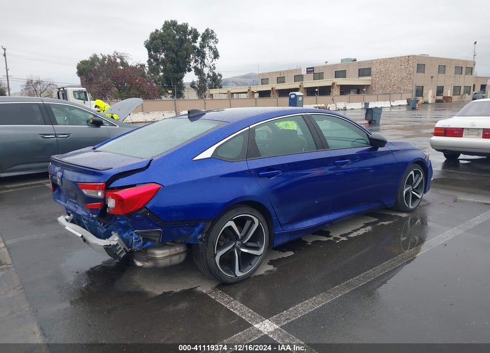 2022 HONDA ACCORD SPORT VIN: 1HGCV1F39NA005156