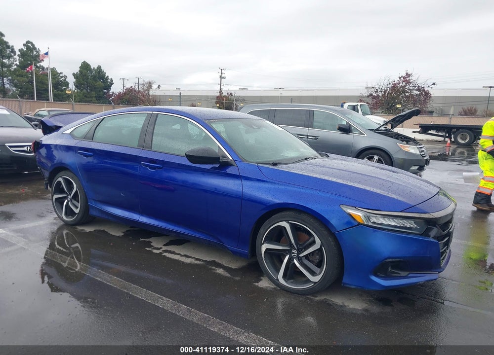 2022 HONDA ACCORD SPORT VIN: 1HGCV1F39NA005156