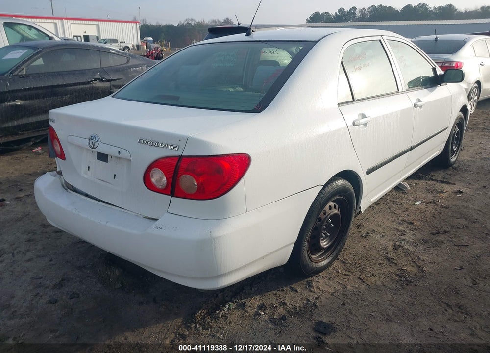 2006 TOYOTA COROLLA CE VIN: JTDBR32E260061223