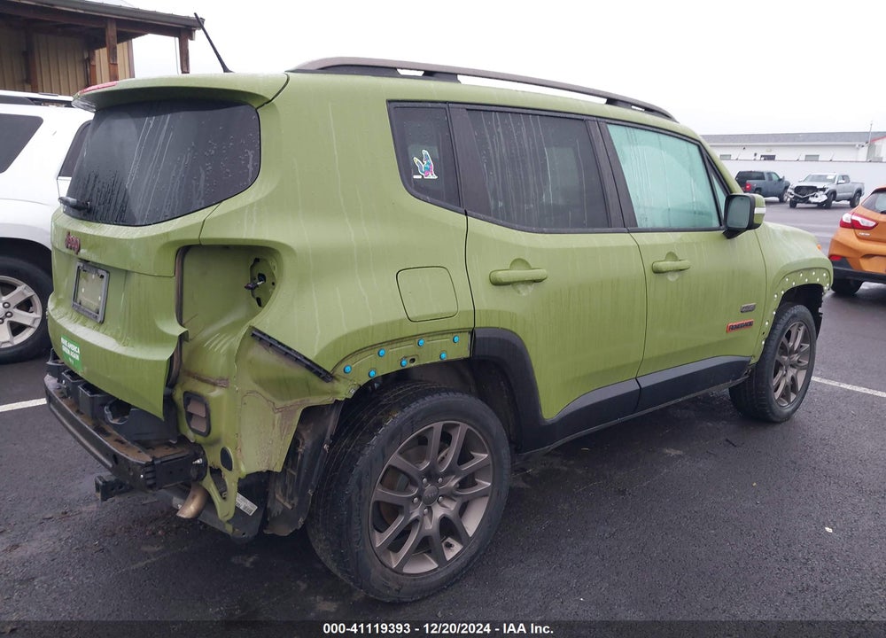 2016 JEEP RENEGADE 75TH ANNIVERSARY VIN: ZACCJBBW1GPC90082