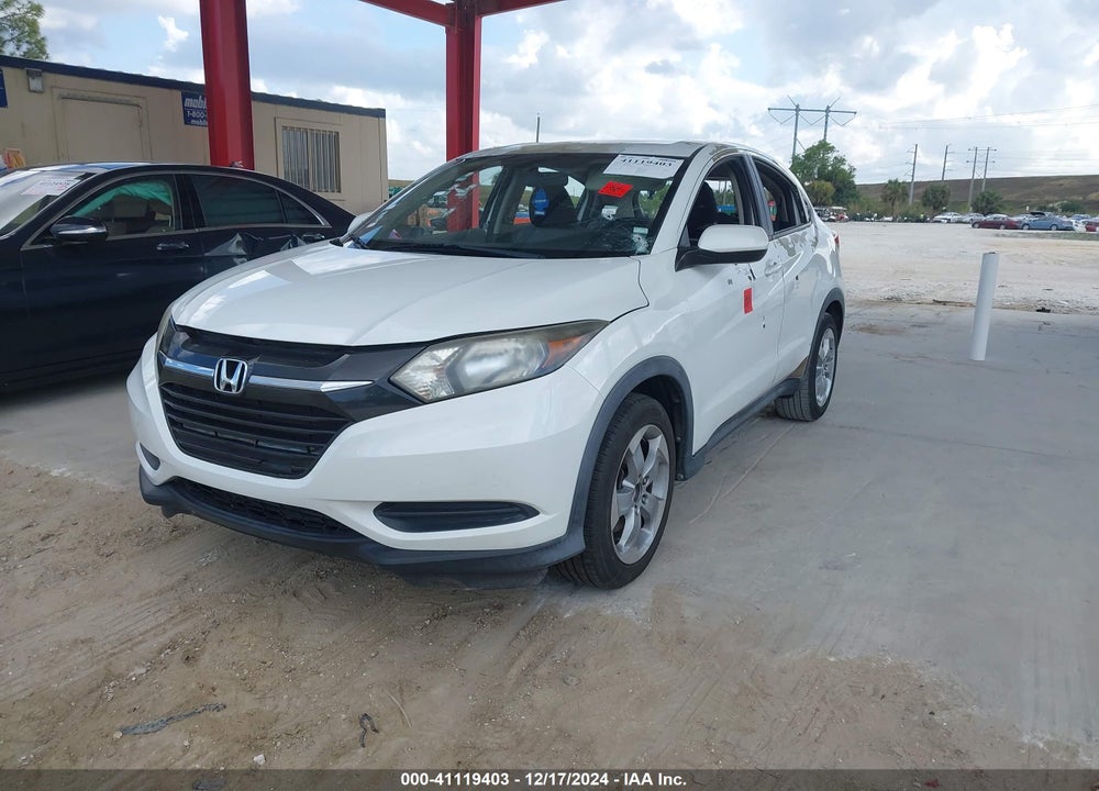 2016 HONDA HR-V LX VIN: 3CZRU5H30GM722027