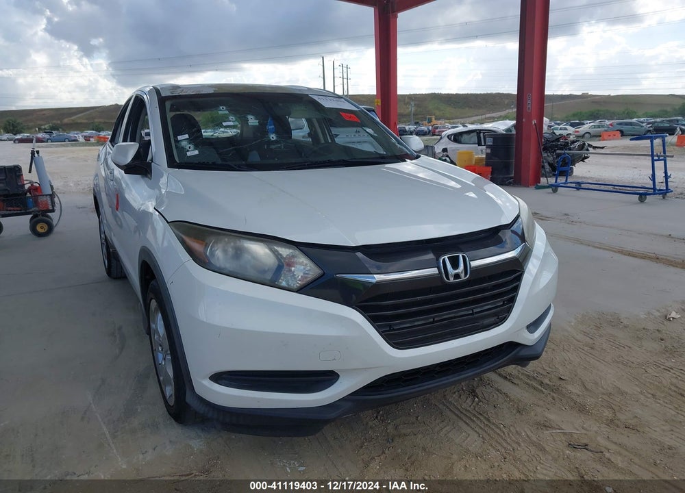 2016 HONDA HR-V LX VIN: 3CZRU5H30GM722027