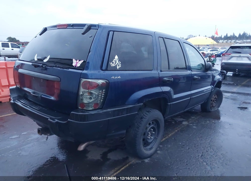 2001 JEEP GRAND CHEROKEE LAREDO VIN: 1J4GW48S81C653440