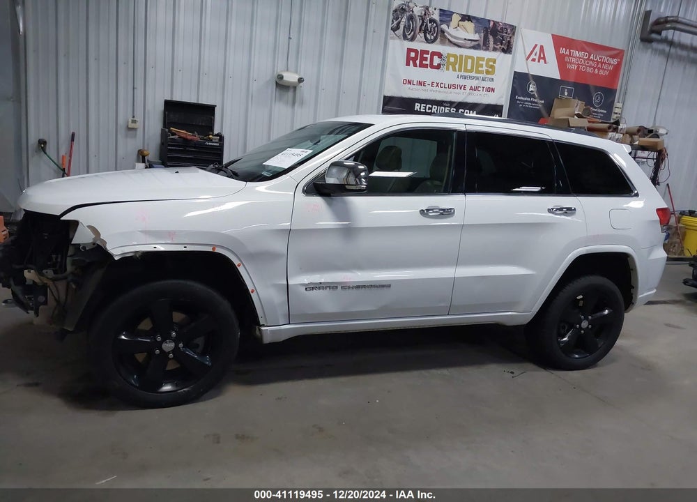 2014 JEEP GRAND CHEROKEE OVERLAND VIN: 1C4RJFCT6EC105080