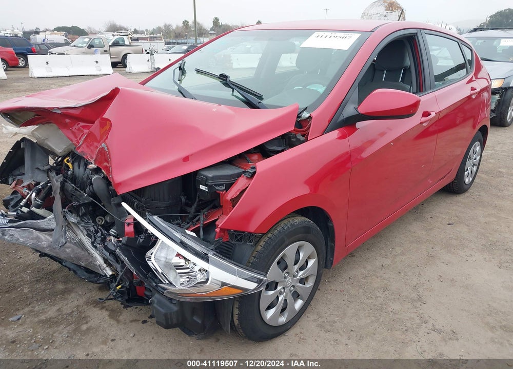 2017 HYUNDAI ACCENT VIN: KMHCT5AE0HU301802