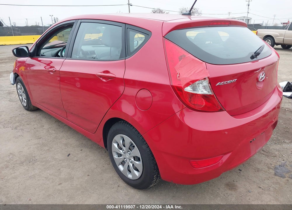 2017 HYUNDAI ACCENT VIN: KMHCT5AE0HU301802