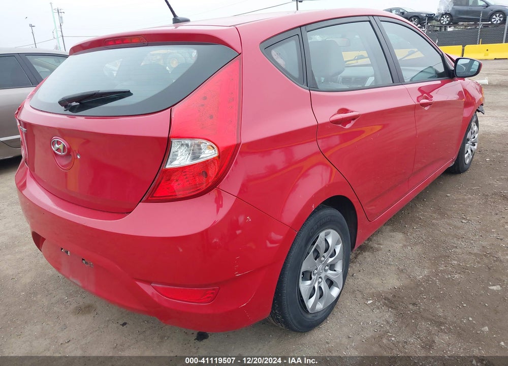 2017 HYUNDAI ACCENT VIN: KMHCT5AE0HU301802