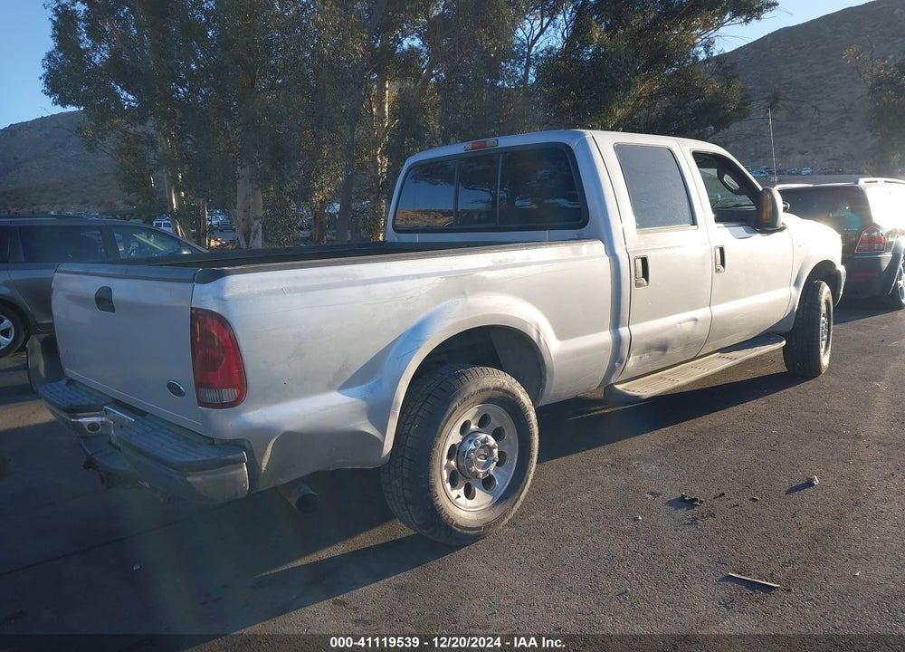 2004 FORD F-250 LARIAT/XL/XLT VIN: 1FTNW21P84EB78288