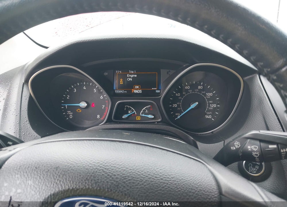 2015 FORD FOCUS TITANIUM VIN: 1FADP3J22FL288020