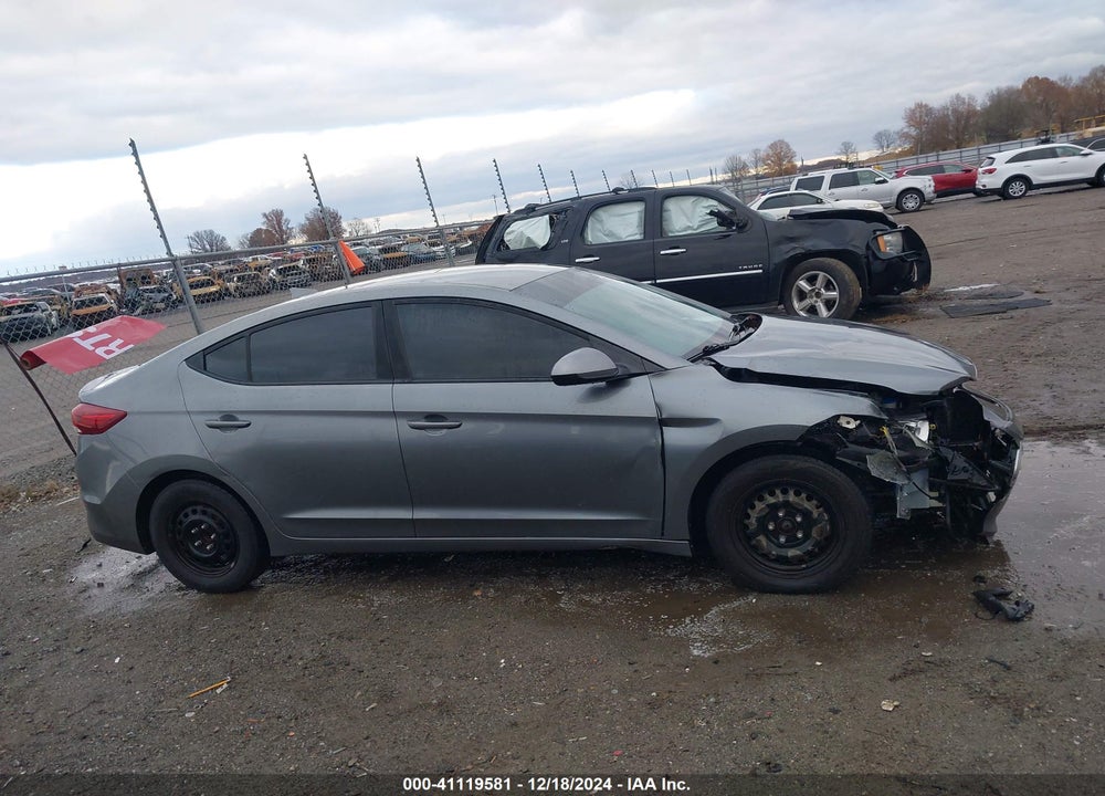 2017 HYUNDAI ELANTRA SE VIN: KMHD74LF2HU095374