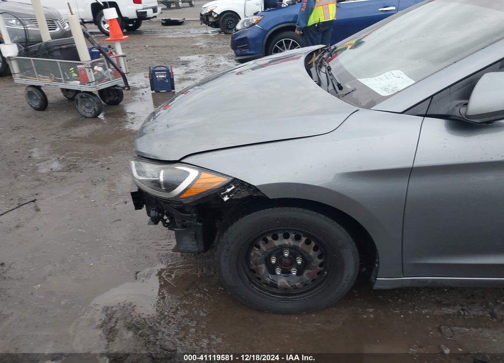 2017 HYUNDAI ELANTRA SE VIN: KMHD74LF2HU095374