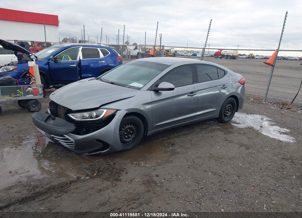 2017 HYUNDAI ELANTRA SE VIN: KMHD74LF2HU095374