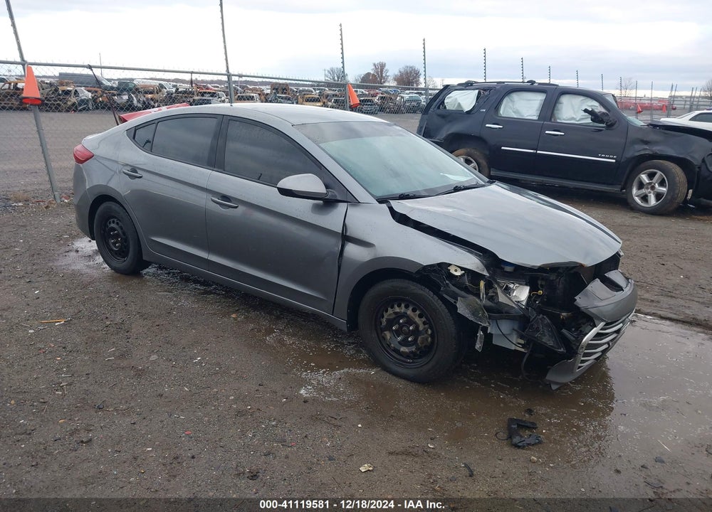 2017 HYUNDAI ELANTRA SE VIN: KMHD74LF2HU095374