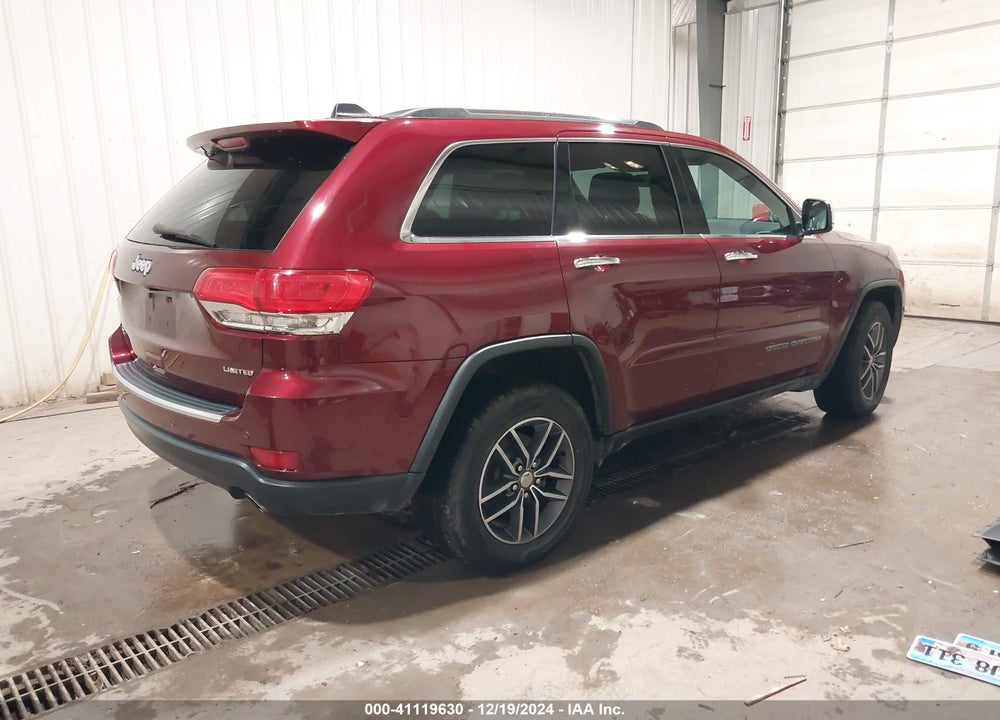 2017 JEEP GRAND CHEROKEE LIMITED 4X4 VIN: 1C4RJFBG5HC635243