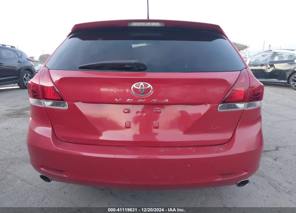 2013 TOYOTA VENZA LE V6 VIN: 4T3ZK3BB4DU055229