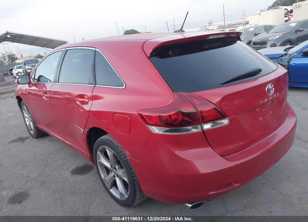 2013 TOYOTA VENZA LE V6 VIN: 4T3ZK3BB4DU055229