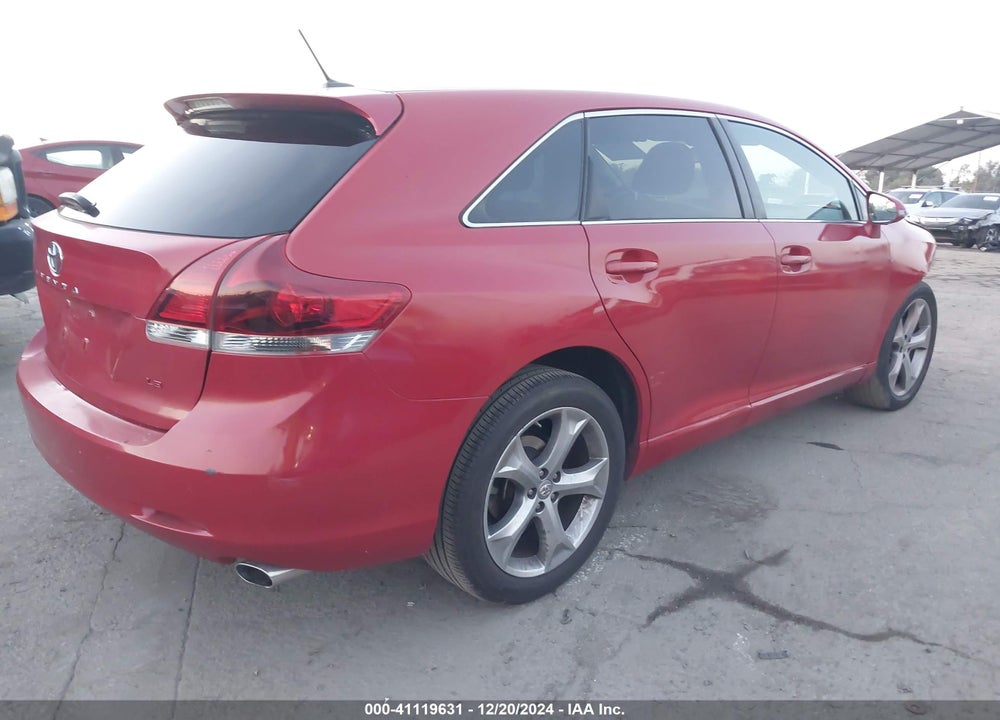 2013 TOYOTA VENZA LE V6 VIN: 4T3ZK3BB4DU055229