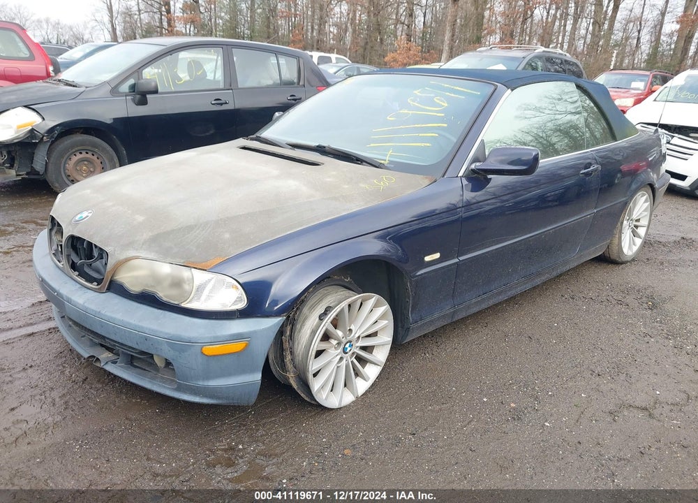 2002 BMW 325CI VIN: WBABS33462PG85179