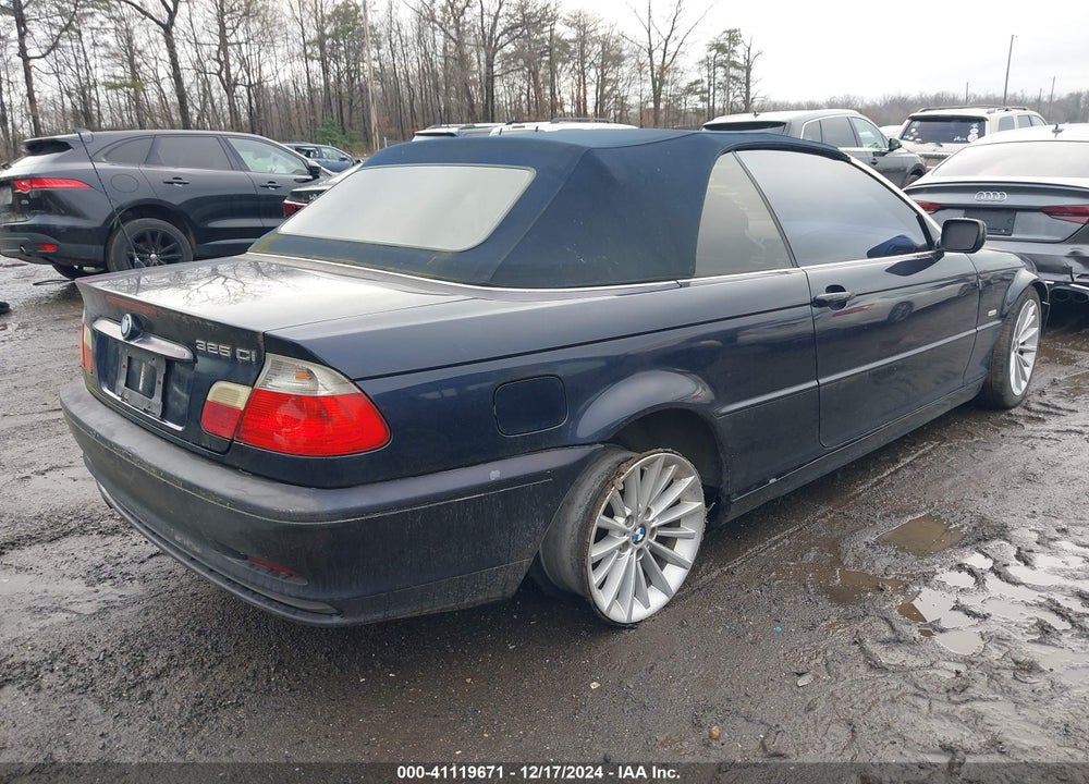 2002 BMW 325CI VIN: WBABS33462PG85179