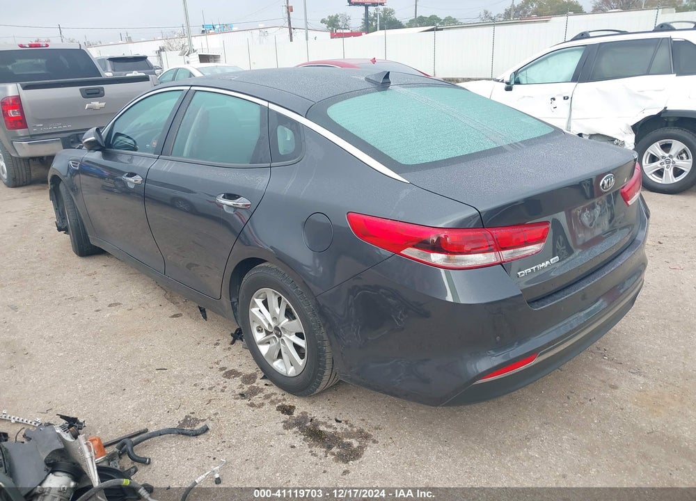 2018 KIA OPTIMA VIN: KNAGT4L3XJ5220315