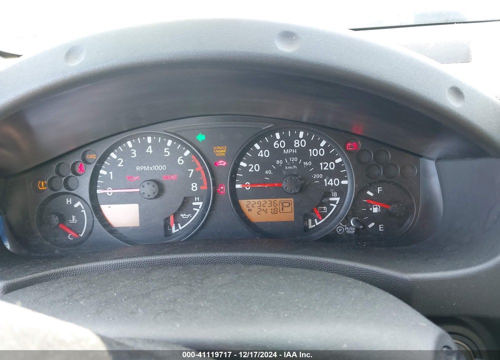 2008 NISSAN XTERRA X VIN: 5N1AN08W18C525184