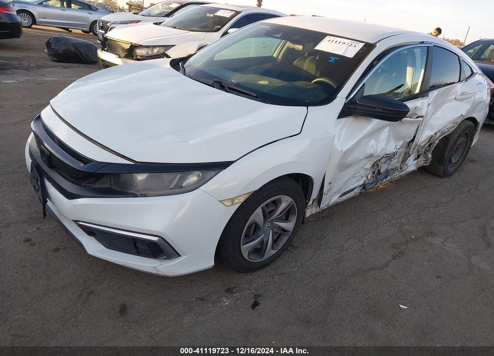 2019 HONDA CIVIC LX VIN: 19XFC2E65KE016148
