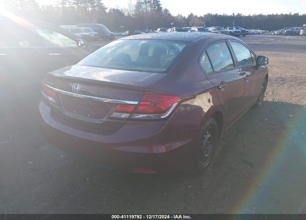 2013 HONDA CIVIC LX VIN: 2HGFB2F55DH526873
