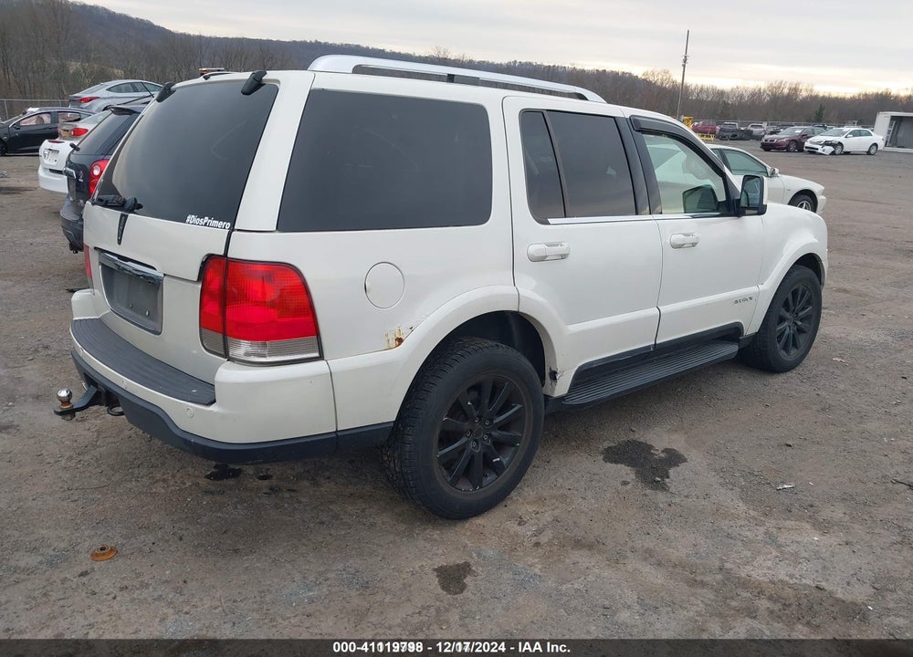 2004 LINCOLN AVIATOR VIN: 5LMEU88H14ZJ21679