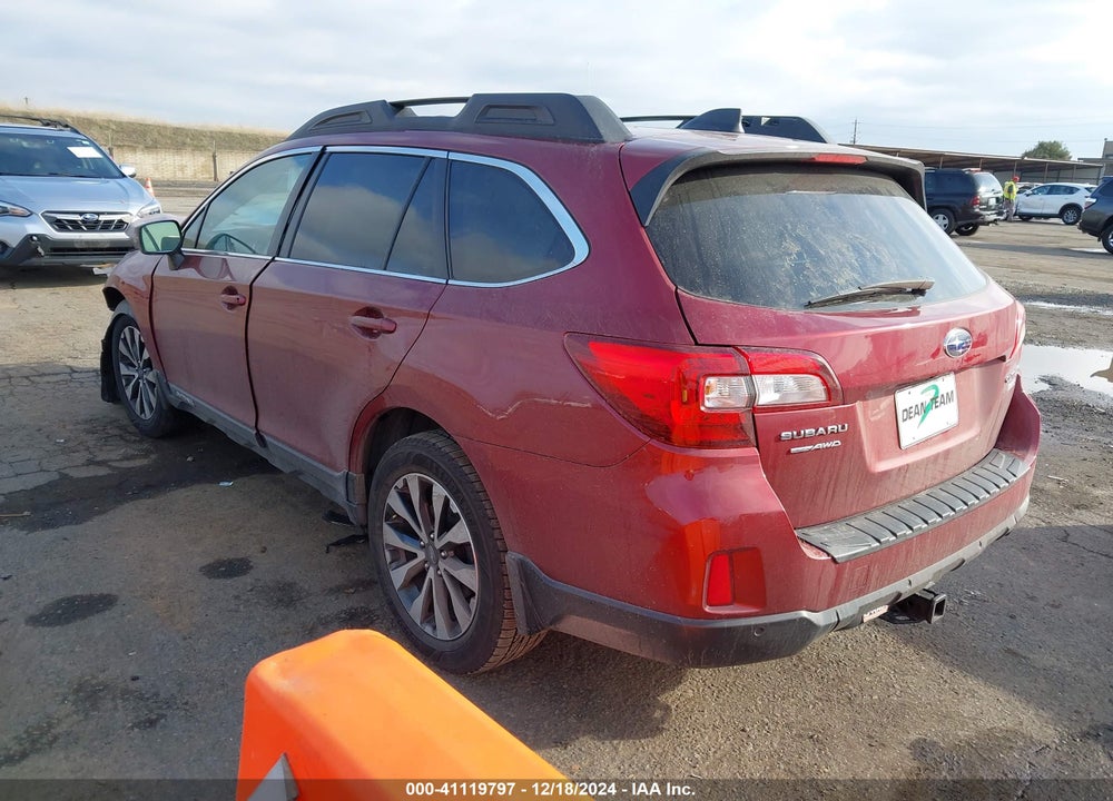 2017 SUBARU OUTBACK 2.5I LIMITED VIN: 4S4BSANC2H3320633